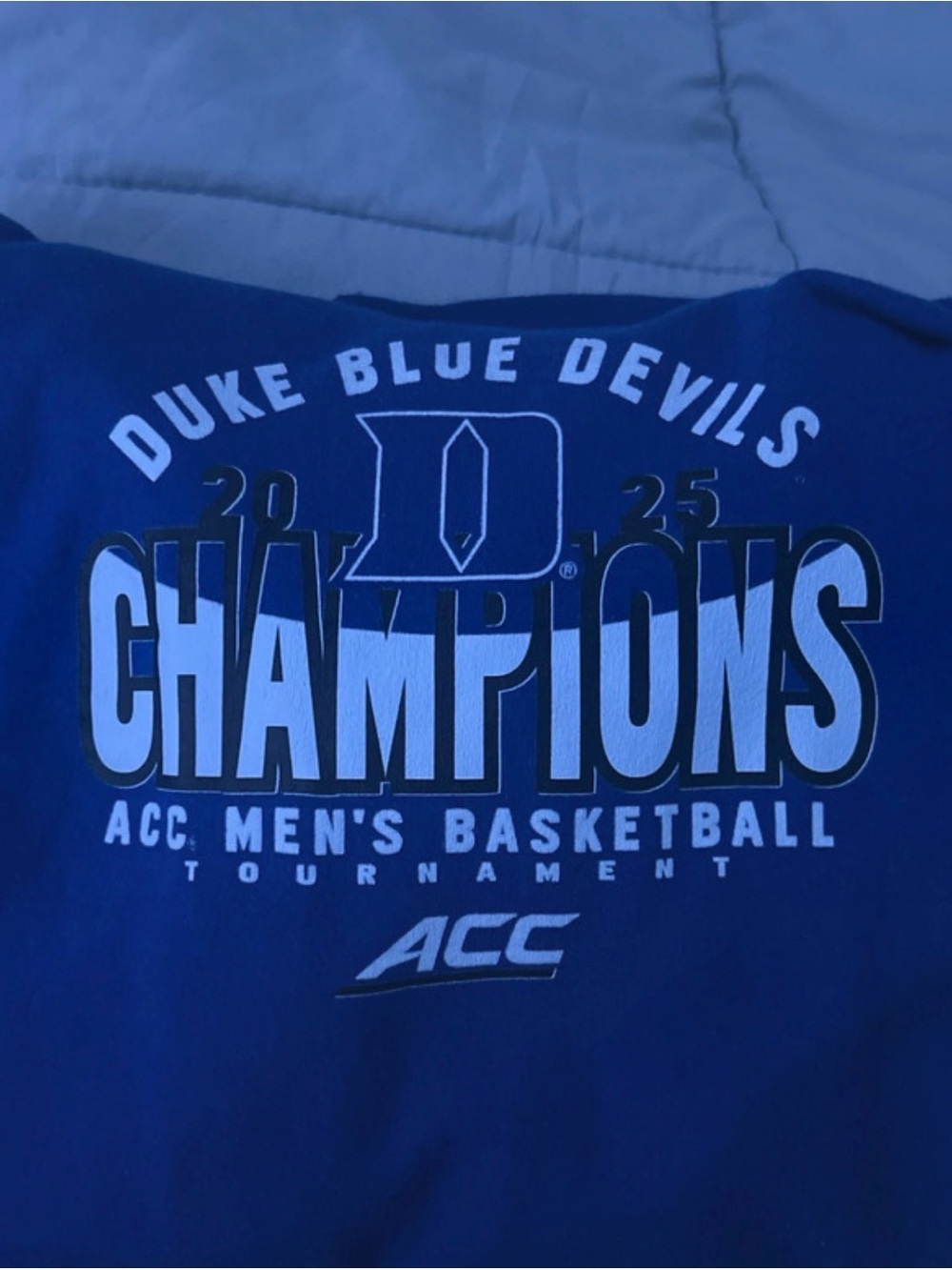 Duke Blue Devils Champions Blue Crewneck Sweatshirt